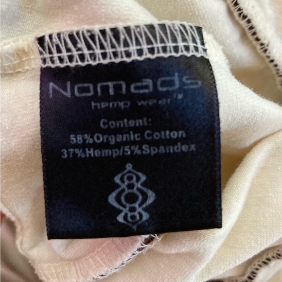 Nomads organic cotton/hemp blend stretchy tank top with cutout back - Picture 8 of 9